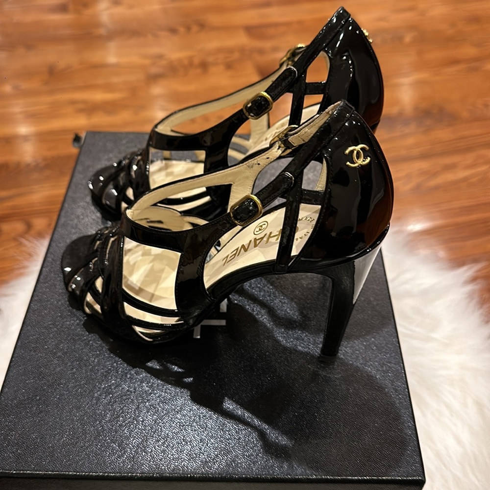Chanel patent leather